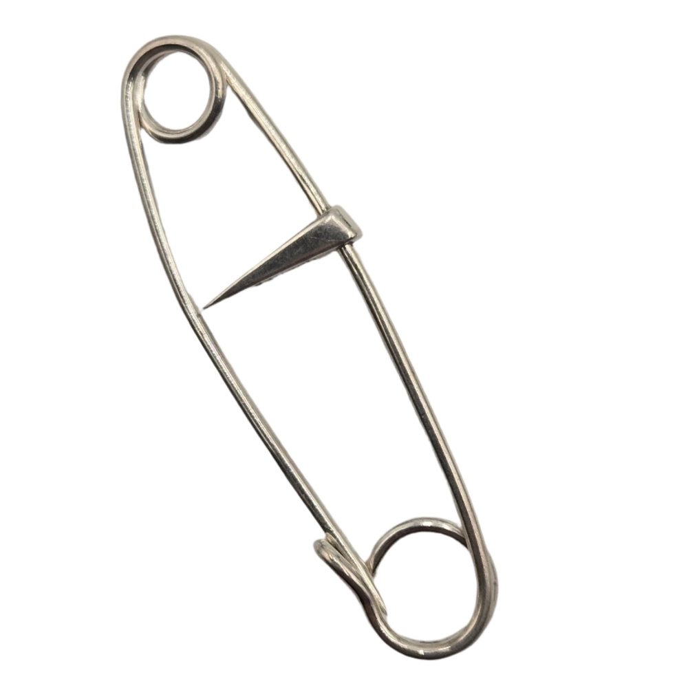 #26 Hermes Sterling Silver Pin Brooch